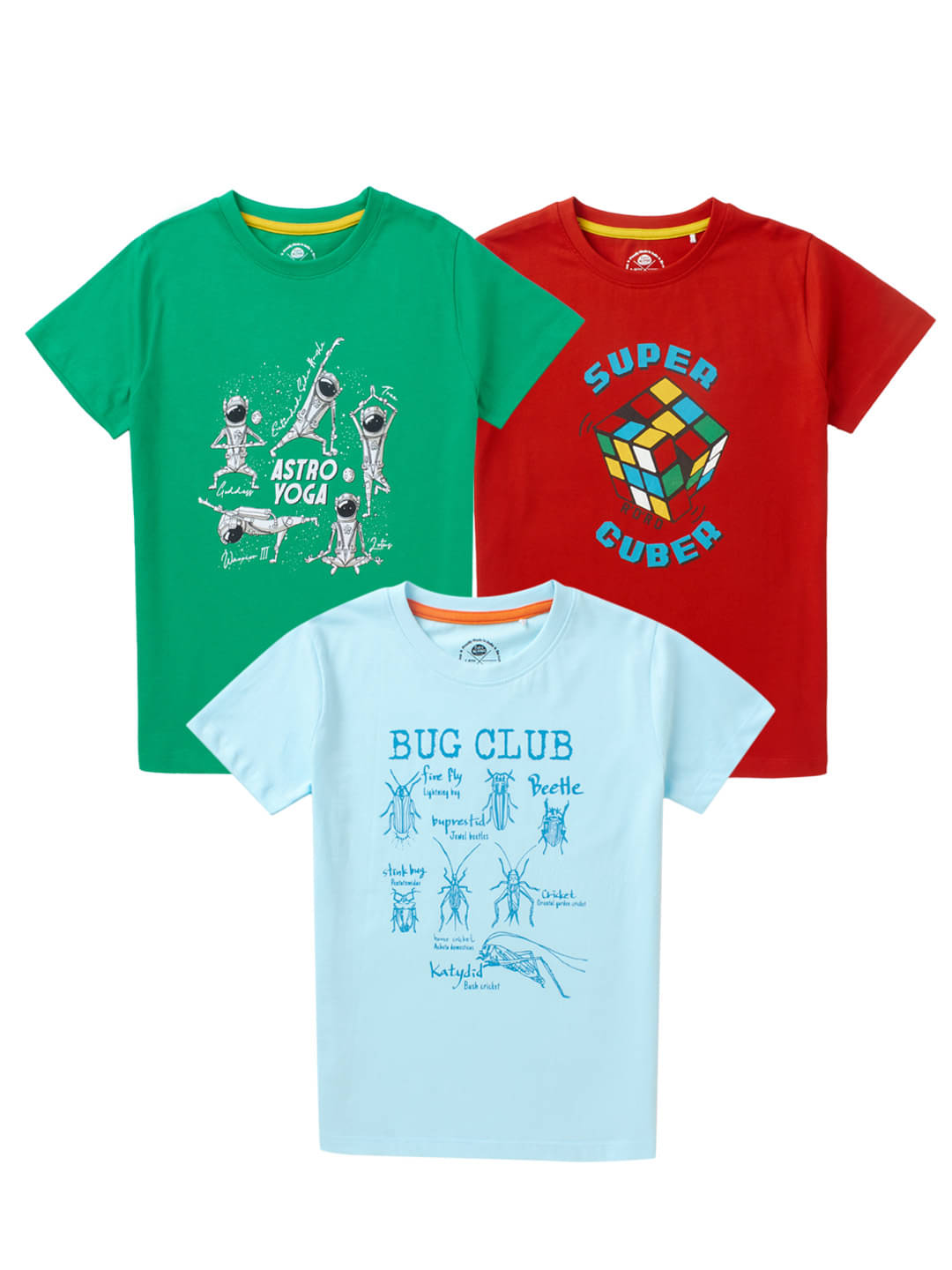     			Cub Mcpaws Pack of 1 Boys Cotton Blend T-Shirt ( Multi Color )