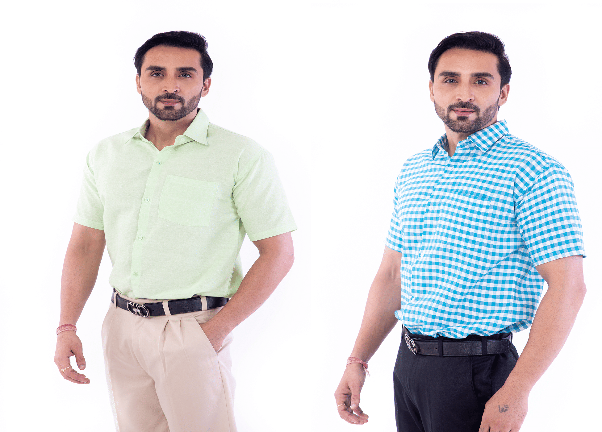 DESHBANDHU DBK 100% Cotton Regular Fit Solids Men's Casual Shirt - Multi ( Pack of 2 )