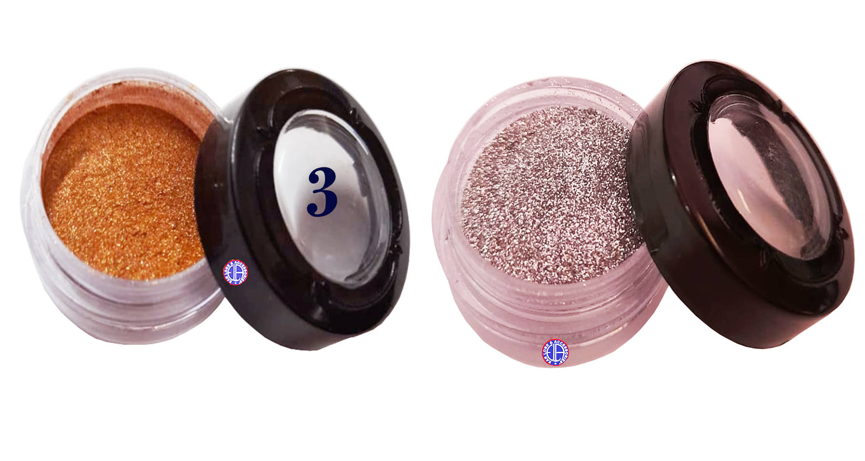     			Ear Lobe & Accessories Combo Pack ( Eye Shimmer Color Silver HNo-2 & Eye Shadow Color Copper No - 3 )