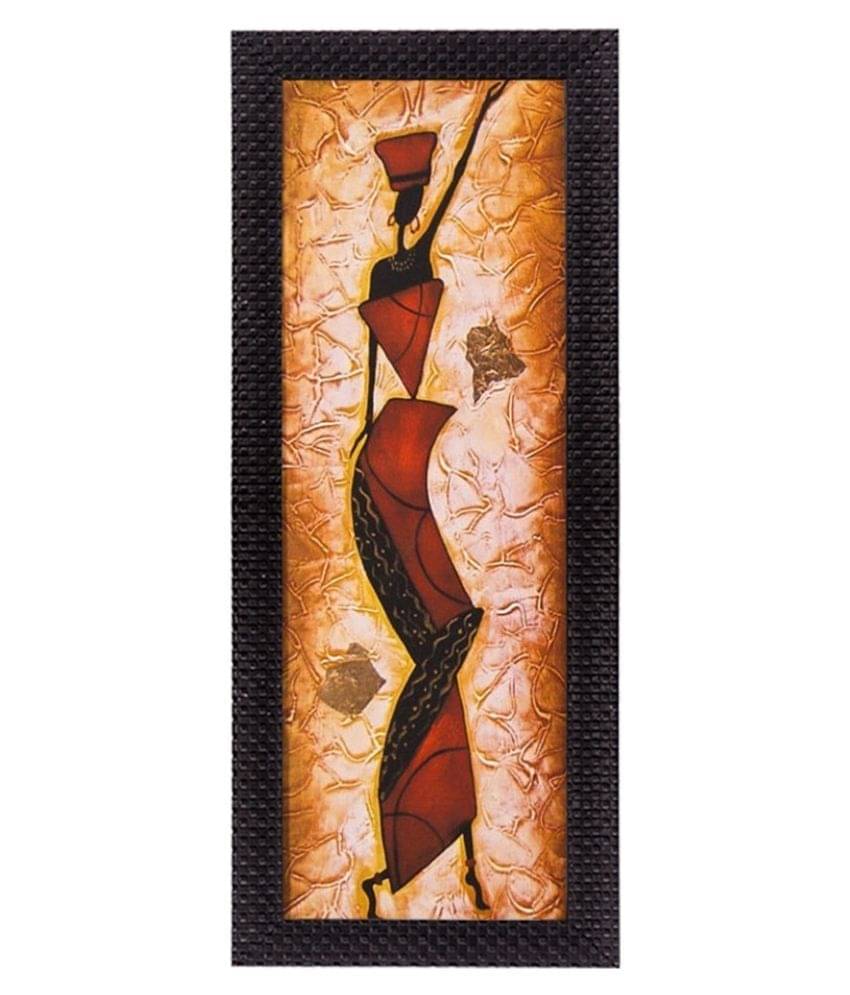 eCraftIndia Abstract Figurine Satin Matt Texture UV Art Painting eCraftIndia Abstract Figurine Satin Matt Texture UV Art Painting