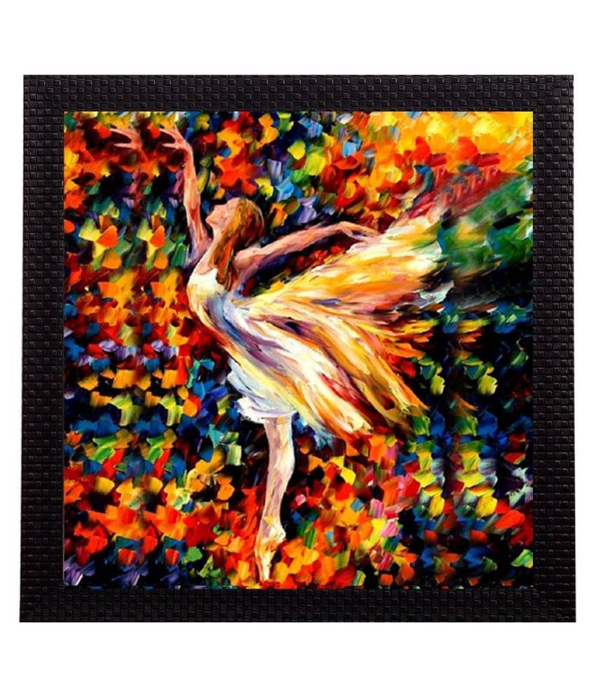eCraftIndia Multicoloured Beautiful Angel Matt Texture UV Art Painting eCraftIndia Multicoloured Beautiful Angel Matt Texture UV Art Painting