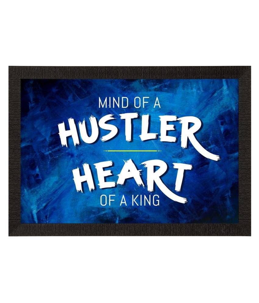 eCraftIndia Blue & White Motivational Quote Matte Texture UV Wall Painting eCraftIndia Blue & White Motivational Quote Matte Texture UV Wall Painting