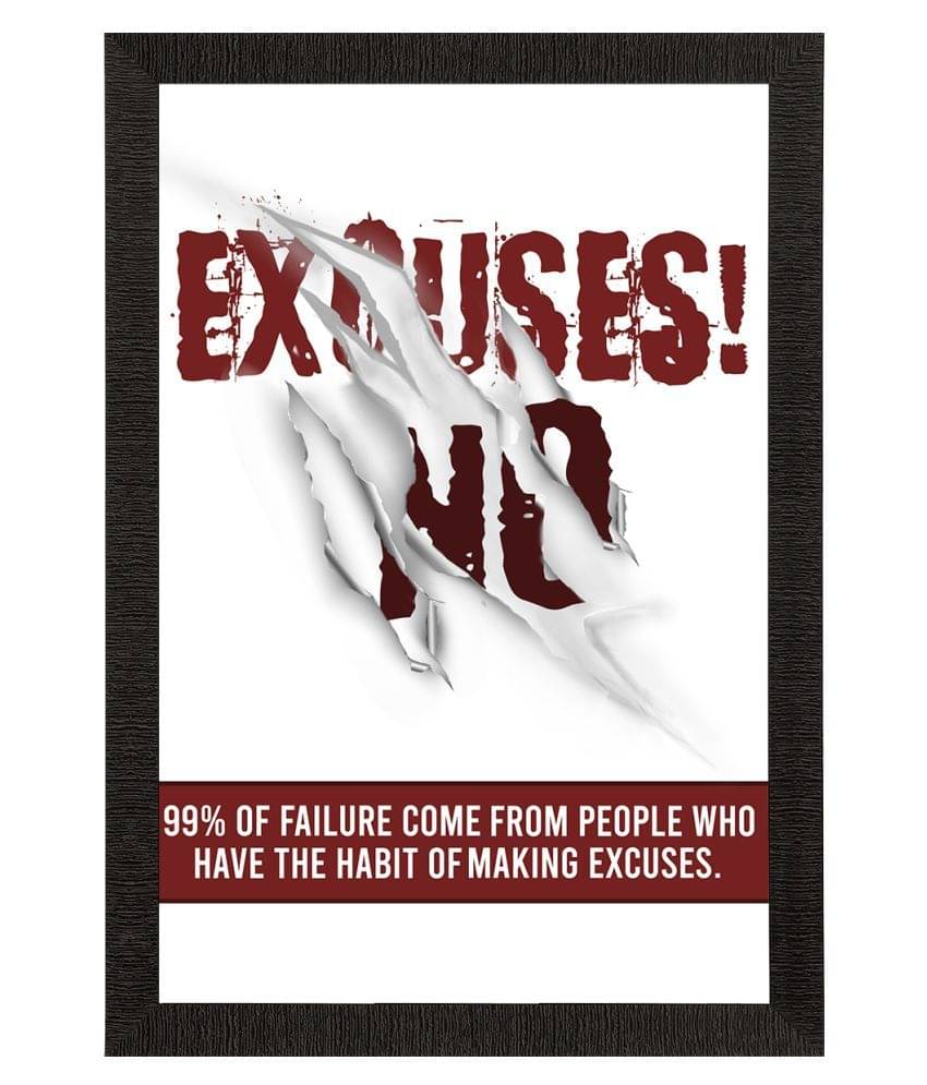     			eCraftIndia White & Maroon Motivational Quote Satin Matt Texture UV Art Painting