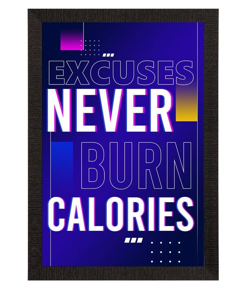     			eCraftIndia Multicoloured Motivational Quote Satin Matt Texture Art Painting