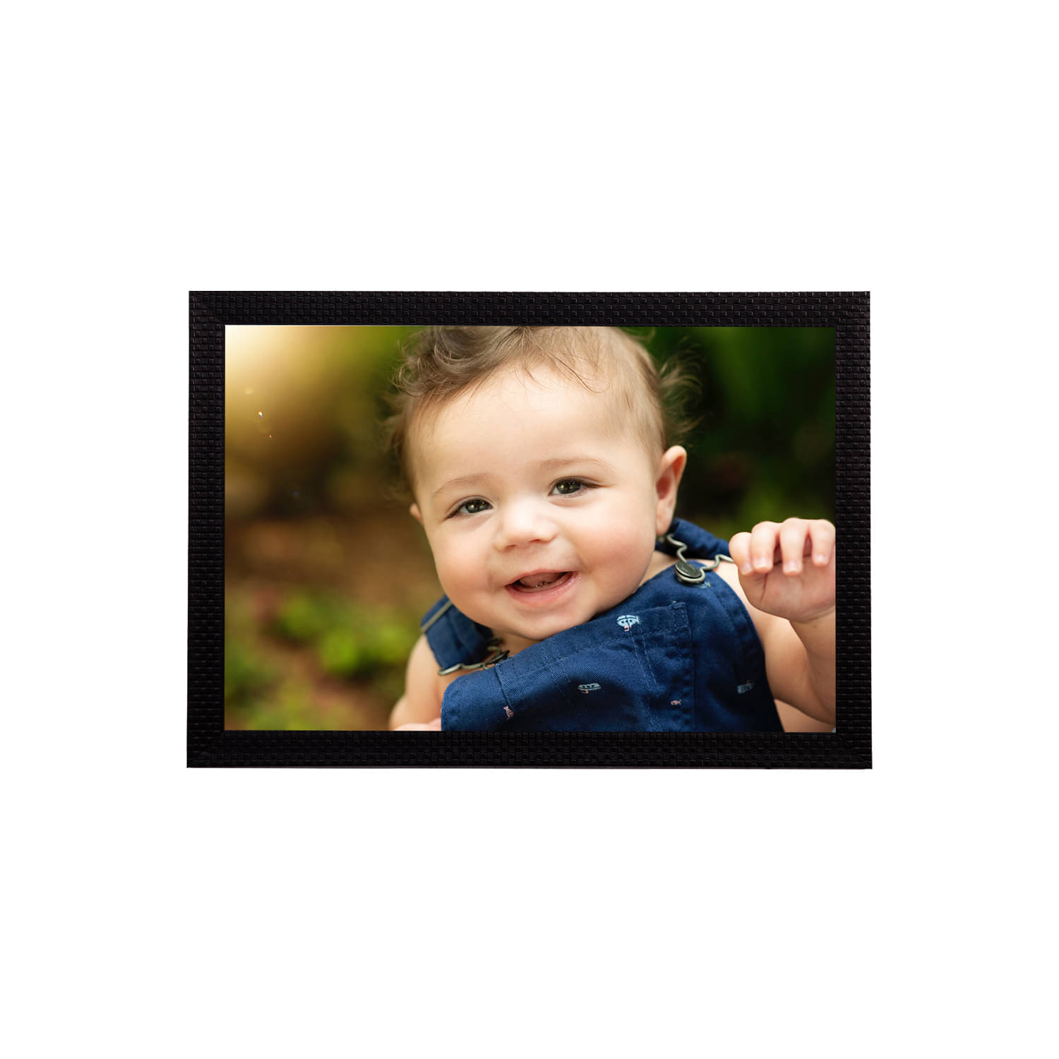 eCraftIndia Blue & Cream-coloured Cute Baby Satin Matt Texture Framed UV Wall Art Painting eCraftIndia Blue & Cream-coloured Cute Baby Satin Matt Texture Framed UV Wall Art Painting