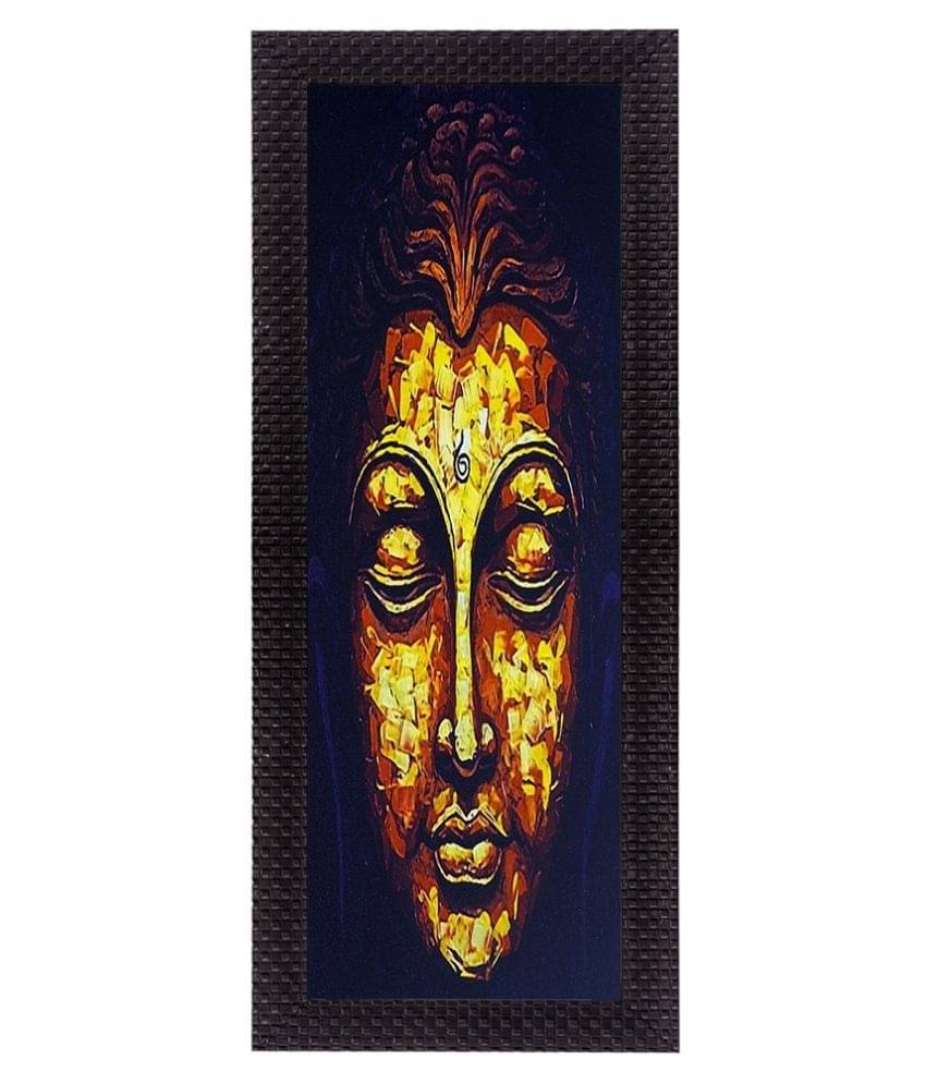 eCraftIndia Enlightening Lord Buddha Satin Matt Texture UV Art Painting eCraftIndia Enlightening Lord Buddha Satin Matt Texture UV Art Painting