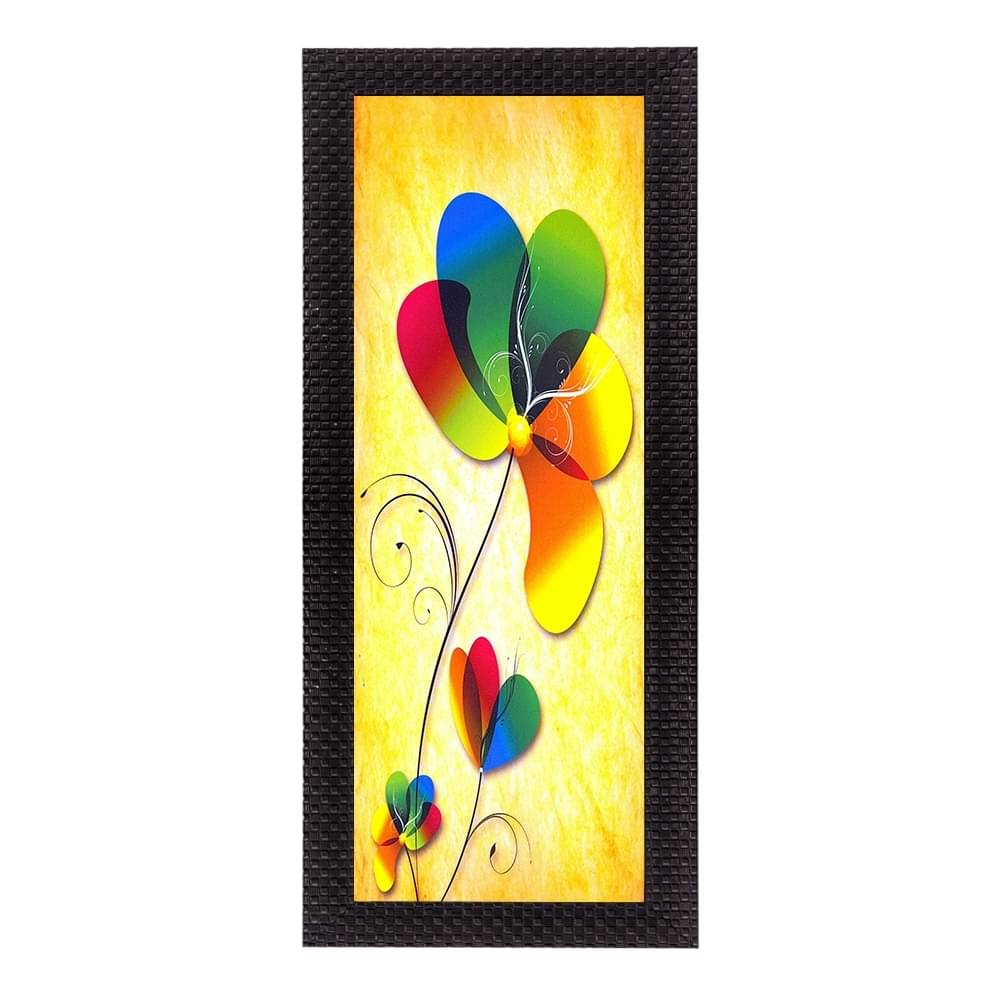 eCraftIndia Abstract Colorful Flower Satin Matt Texture UV Art Painting eCraftIndia Abstract Colorful Flower Satin Matt Texture UV Art Painting