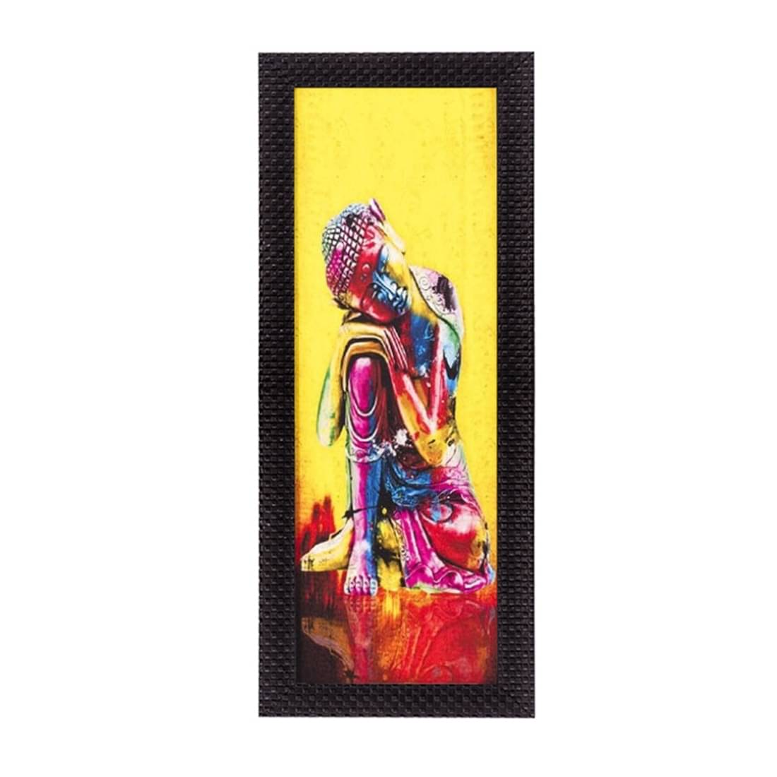     			eCraftIndia Mighty Lord Buddha Satin Matt Texture UV Art Painting