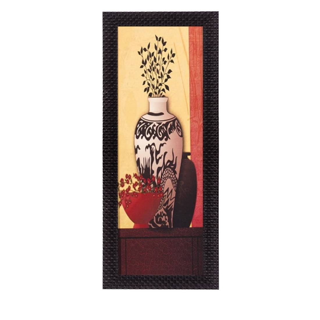 eCraftIndia Abstract Printed Vases Satin Matt Texture UV Art Painting eCraftIndia Abstract Printed Vases Satin Matt Texture UV Art Painting
