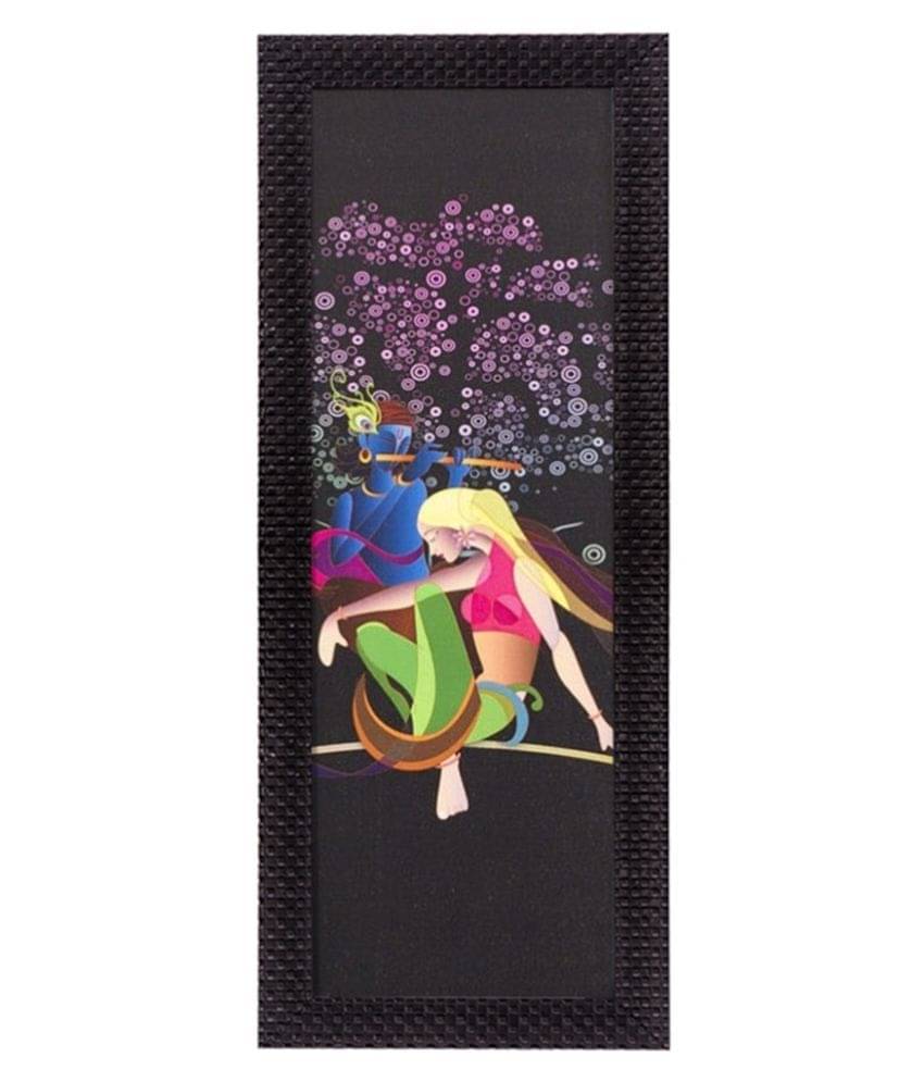     			eCraftIndia Grey & Pink Abstract Colorful Woman Pose Satin Matt Texture UV Wall Art