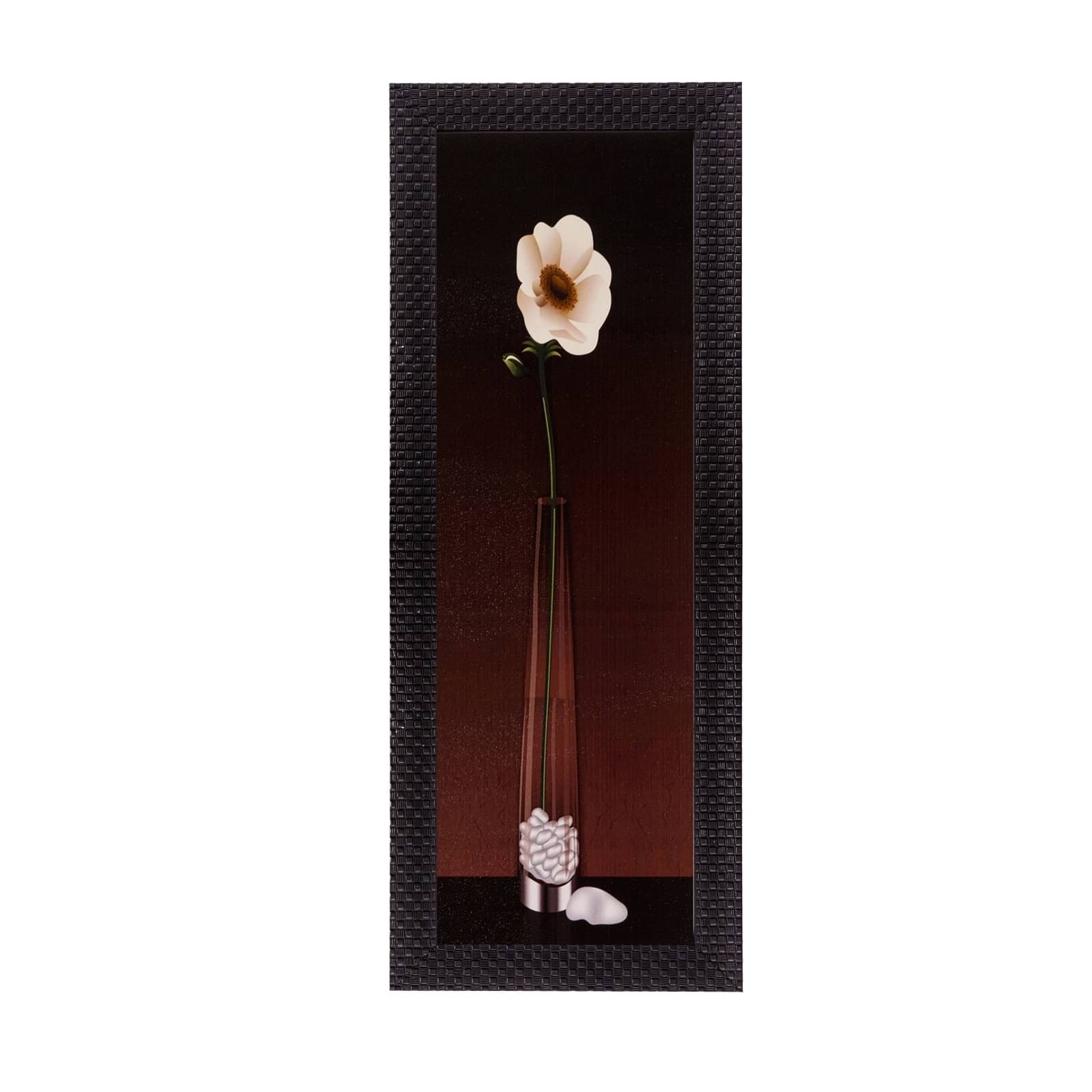     			eCraftIndia Multicoloured Floral Framed UV Wall Art