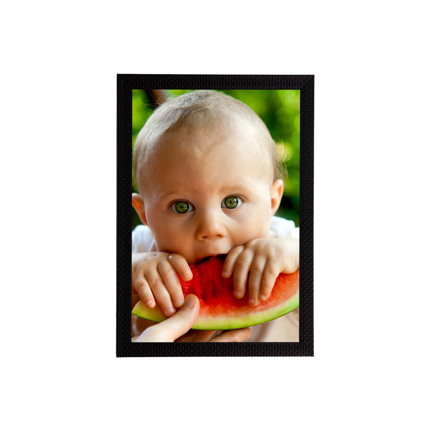 eCraftIndia Beige & Red Cute Baby Satin Matt Textured UV Wall Art eCraftIndia Beige & Red Cute Baby Satin Matt Textured UV Wall Art