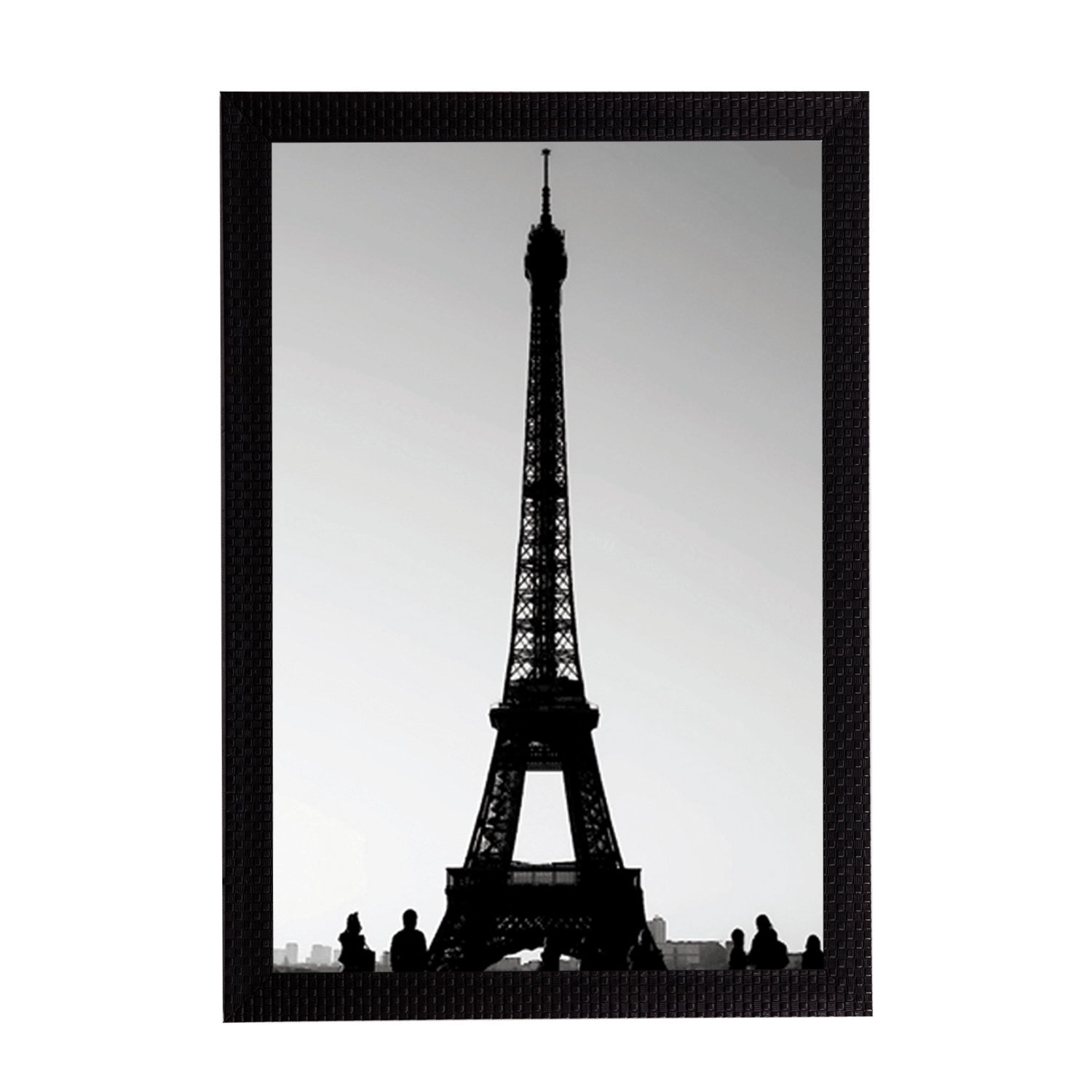     			eCraftIndia Eiffel Tower Satin Matt Texture UV Art Painting