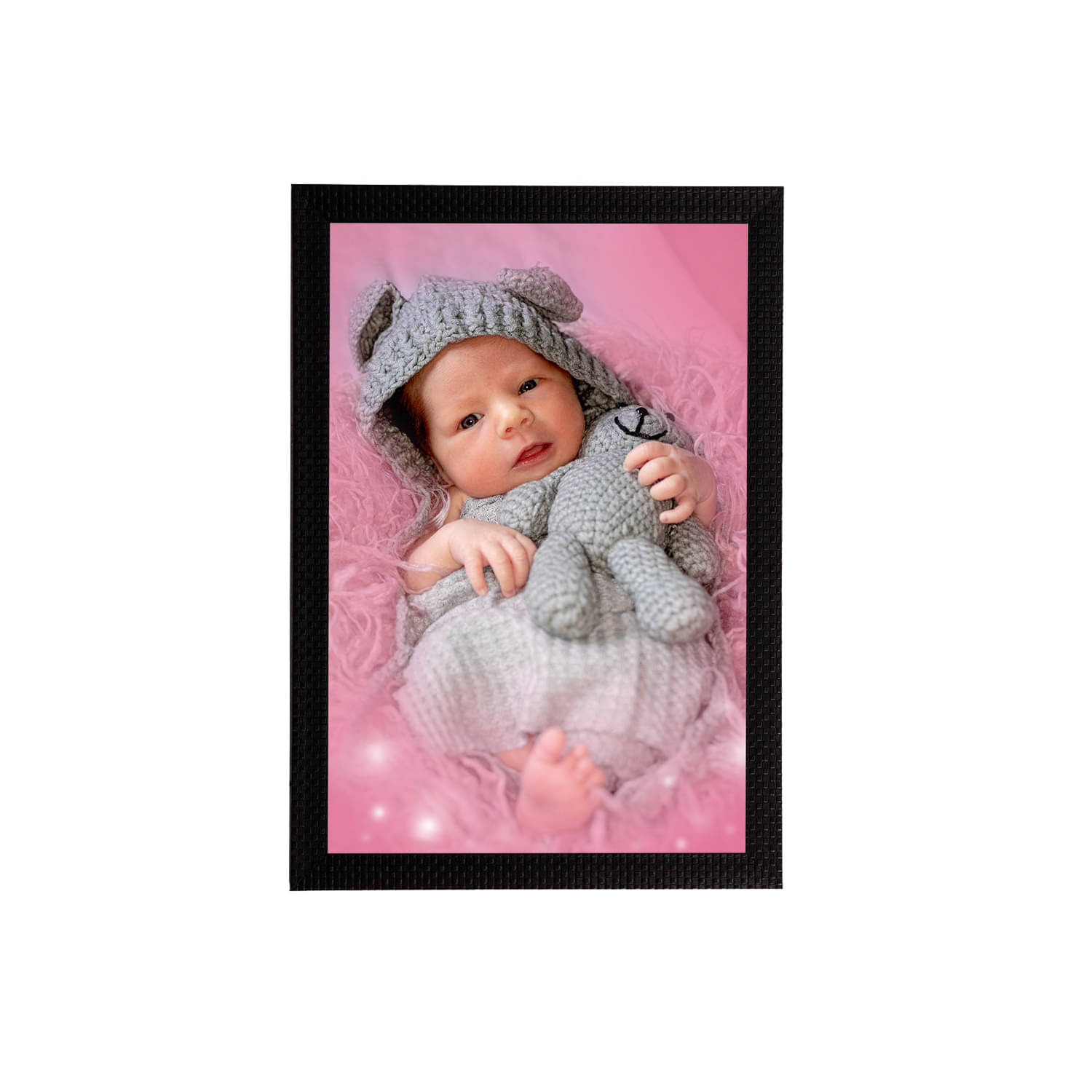 eCraftIndia Multi-Coloured Satin Matt Texture Baby Portrait UV Wall Art eCraftIndia Multi-Coloured Satin Matt Texture Baby Portrait UV Wall Art