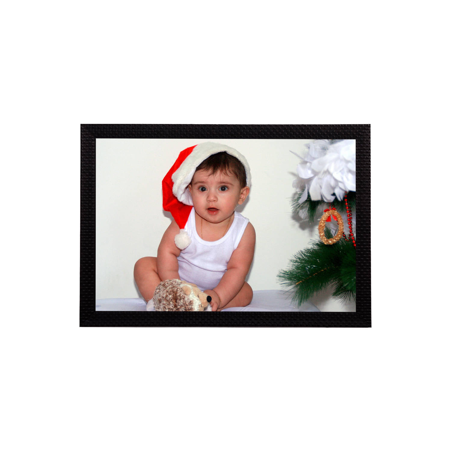 eCraftIndia Black & White Cute Baby Satin Matt Texture Portrait UV Wall Art eCraftIndia Black & White Cute Baby Satin Matt Texture Portrait UV Wall Art