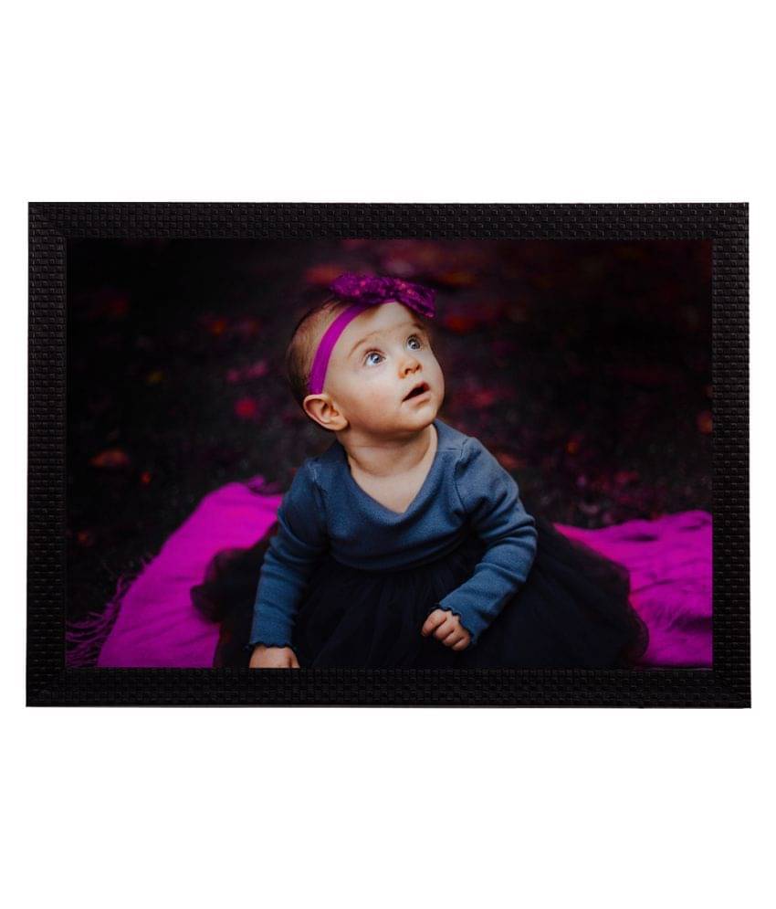    			eCraftIndia Multicoloured Cute Baby Satin Matt Texture UV Art Painting
