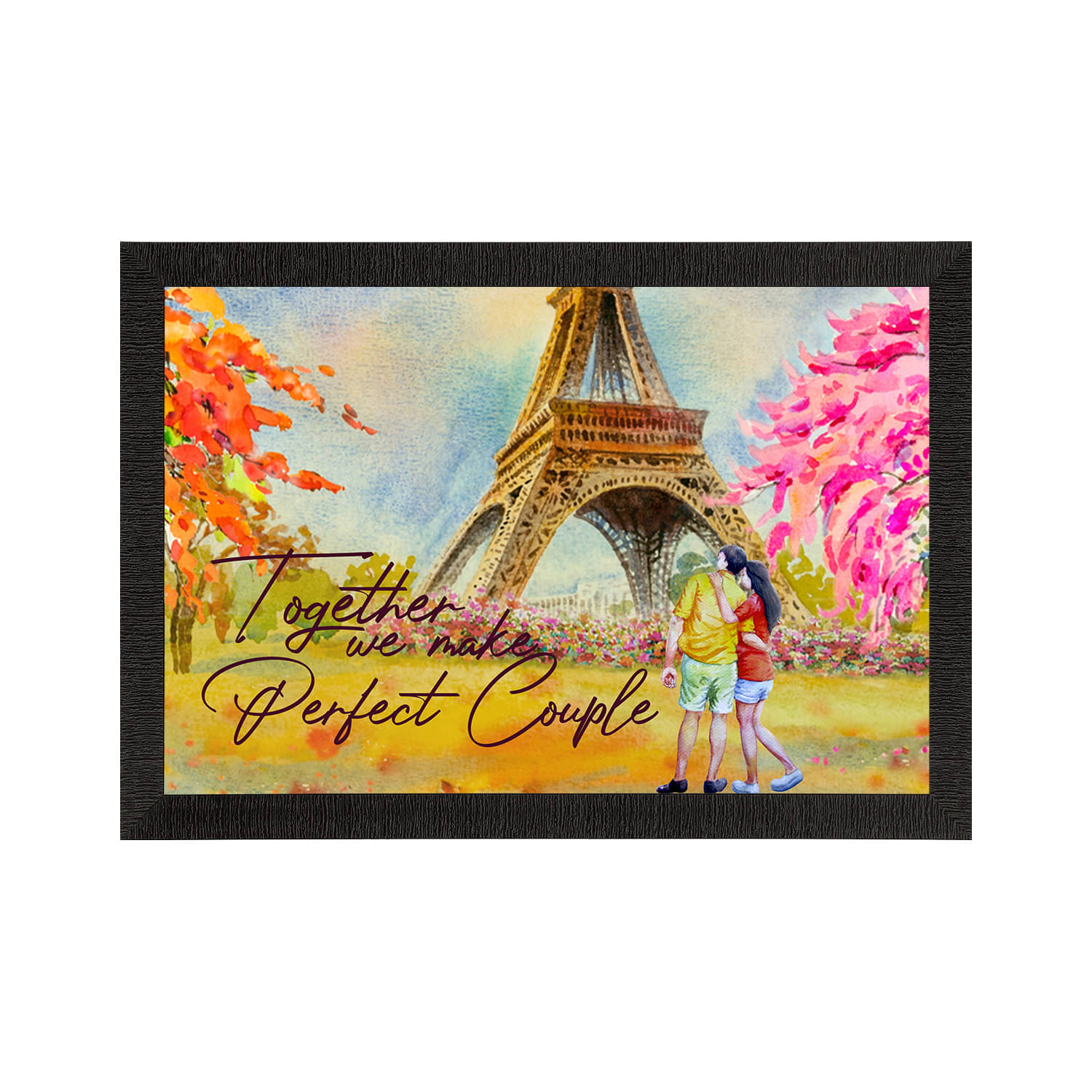 eCraftIndia Multicoloured Valentine Theme Satin Matte Texture UV Wall Painting eCraftIndia Multicoloured Valentine Theme Satin Matte Texture UV Wall Painting