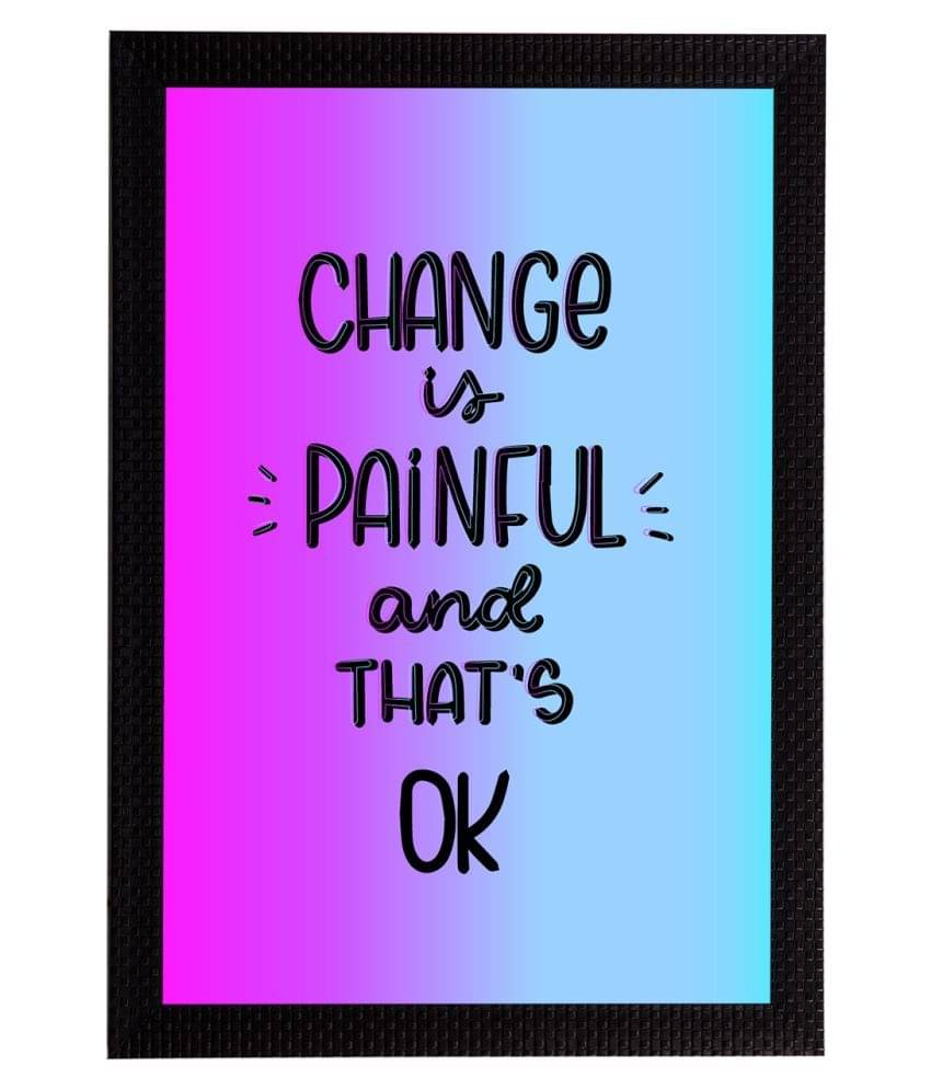 eCraftIndia Blue & Purple Quote Printed Satin Matt Texture Framed UV Wall Art eCraftIndia Blue & Purple Quote Printed Satin Matt Texture Framed UV Wall Art