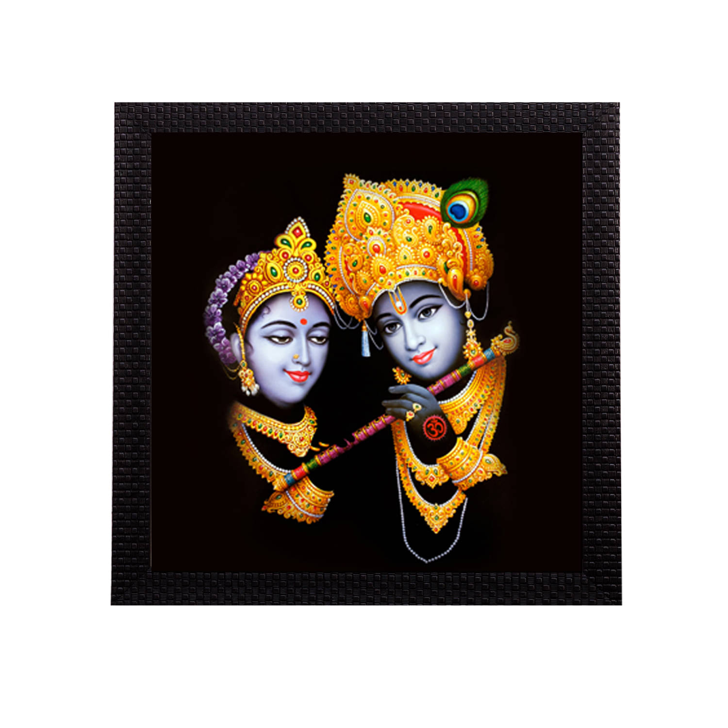 eCraftIndia Abstract Radha Krishna Satin Matt Texture UV Art Painting eCraftIndia Abstract Radha Krishna Satin Matt Texture UV Art Painting