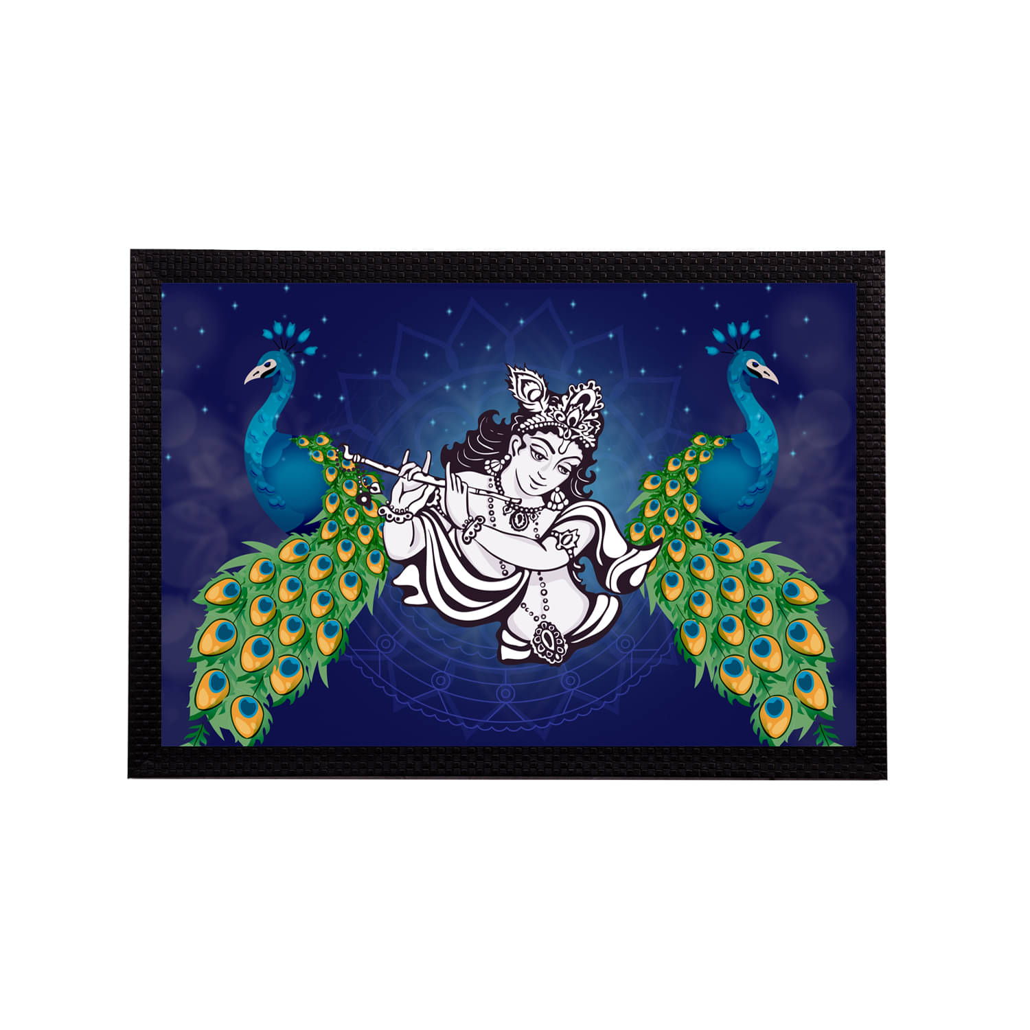 eCraftIndia Lord Krishna Satin Matt Texture UV Art Painting eCraftIndia Lord Krishna Satin Matt Texture UV Art Painting