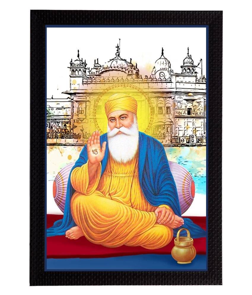 eCraftIndia Gurunanak Sahib Satin Matt Texture UV Art Painting eCraftIndia Gurunanak Sahib Satin Matt Texture UV Art Painting