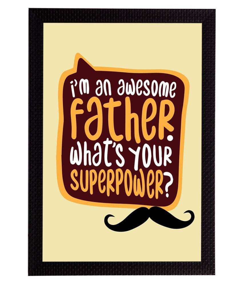 eCraftIndia Cream-Coloured & Brown Quote Satin Matt Textured UV Art Painting eCraftIndia Cream-Coloured & Brown Quote Satin Matt Textured UV Art Painting