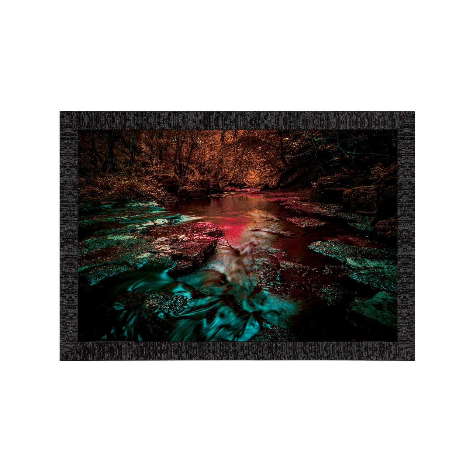 eCraftIndia Multicoloured Beautiful Scenic Waterfall View Satin Matt Texture Art Painting eCraftIndia Multicoloured Beautiful Scenic Waterfall View Satin Matt Texture Art Painting