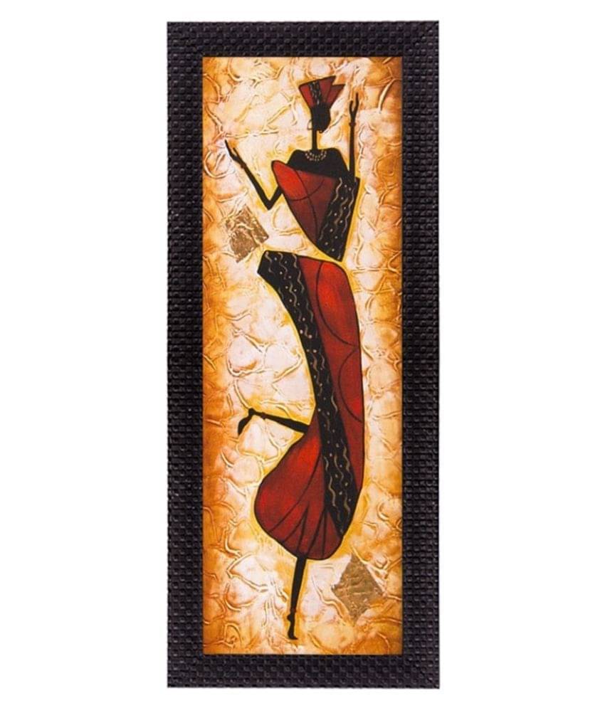 eCraftIndia Abstract Woman Figurine Satin Matt Texture UV Art Painting eCraftIndia Abstract Woman Figurine Satin Matt Texture UV Art Painting