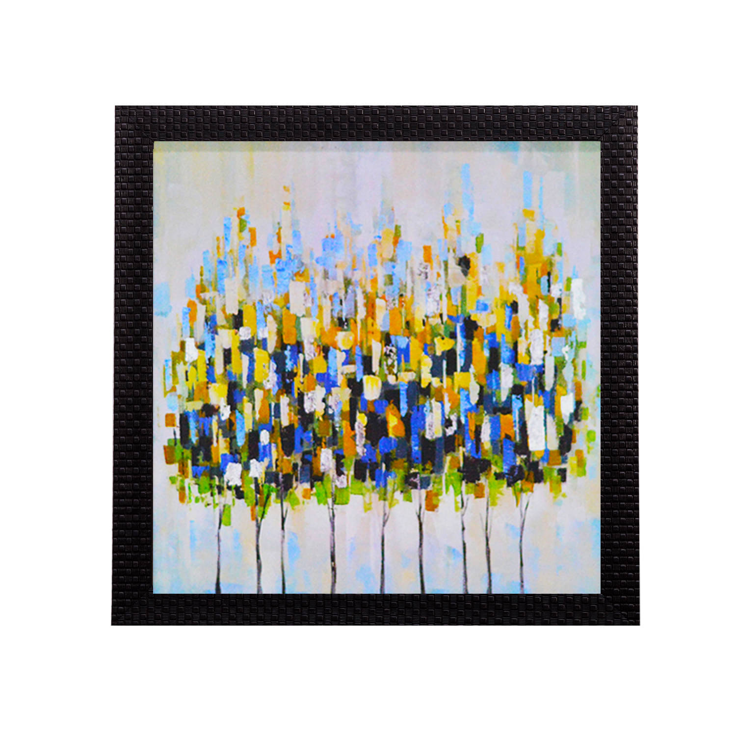     			eCraftIndia Multicoloured Abstract UV Wall Art
