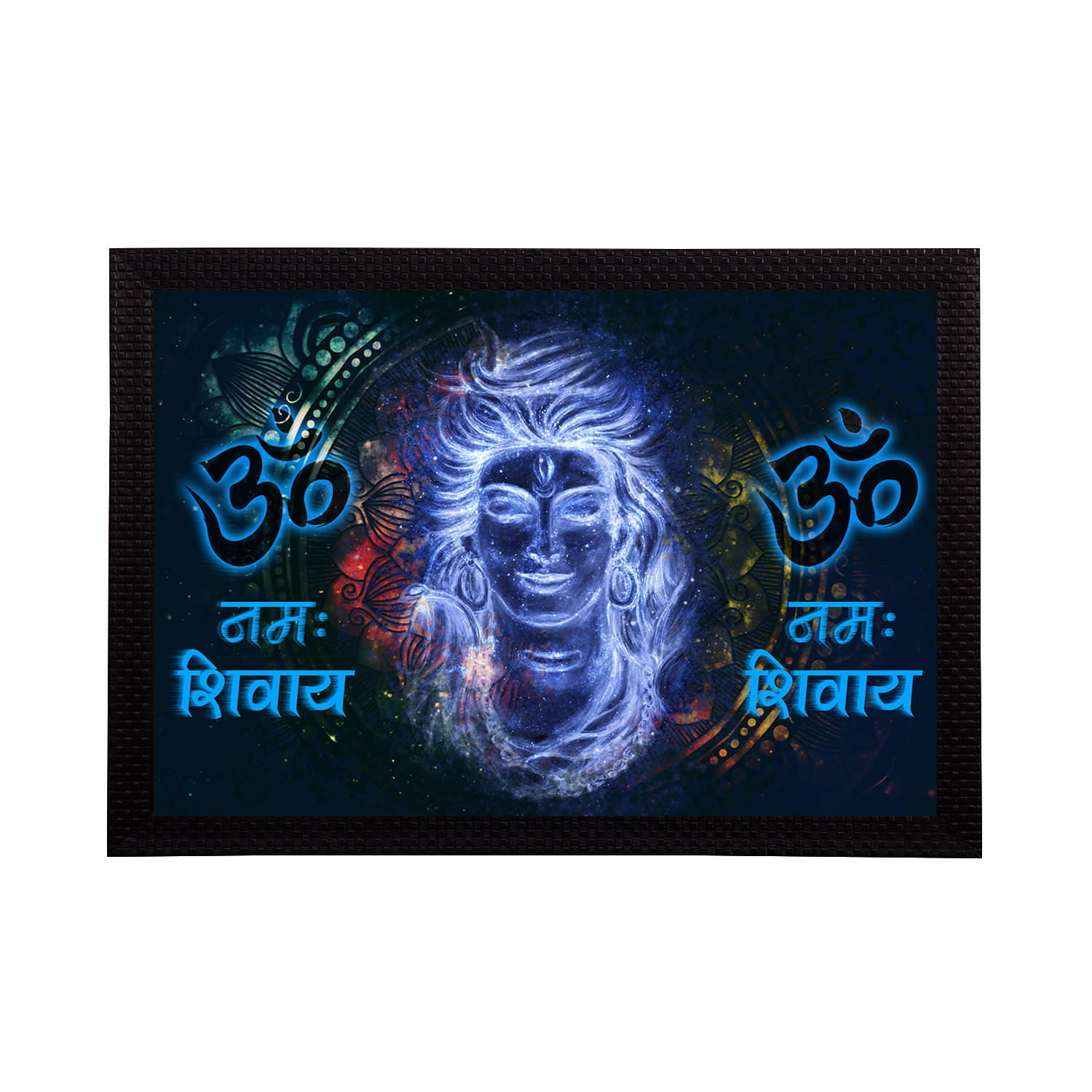 eCraftIndia Set of 3 Black & Blue Lord Shiva Satin Matt Texture UV Art Paintings eCraftIndia Set of 3 Black & Blue Lord Shiva Satin Matt Texture UV Art Paintings