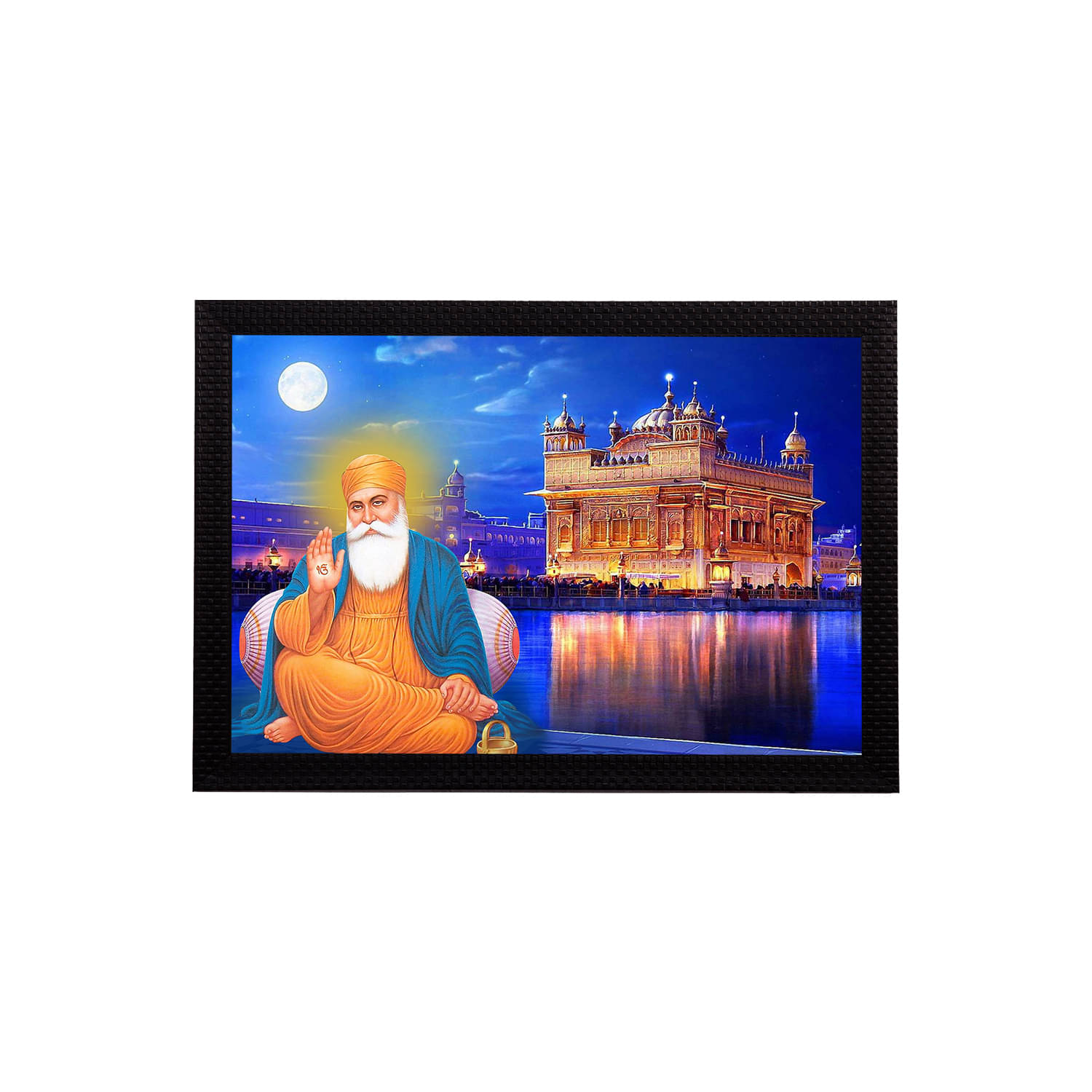     			eCraftIndia Gurunanak Sahib Satin Matt Texture UV Art Painting