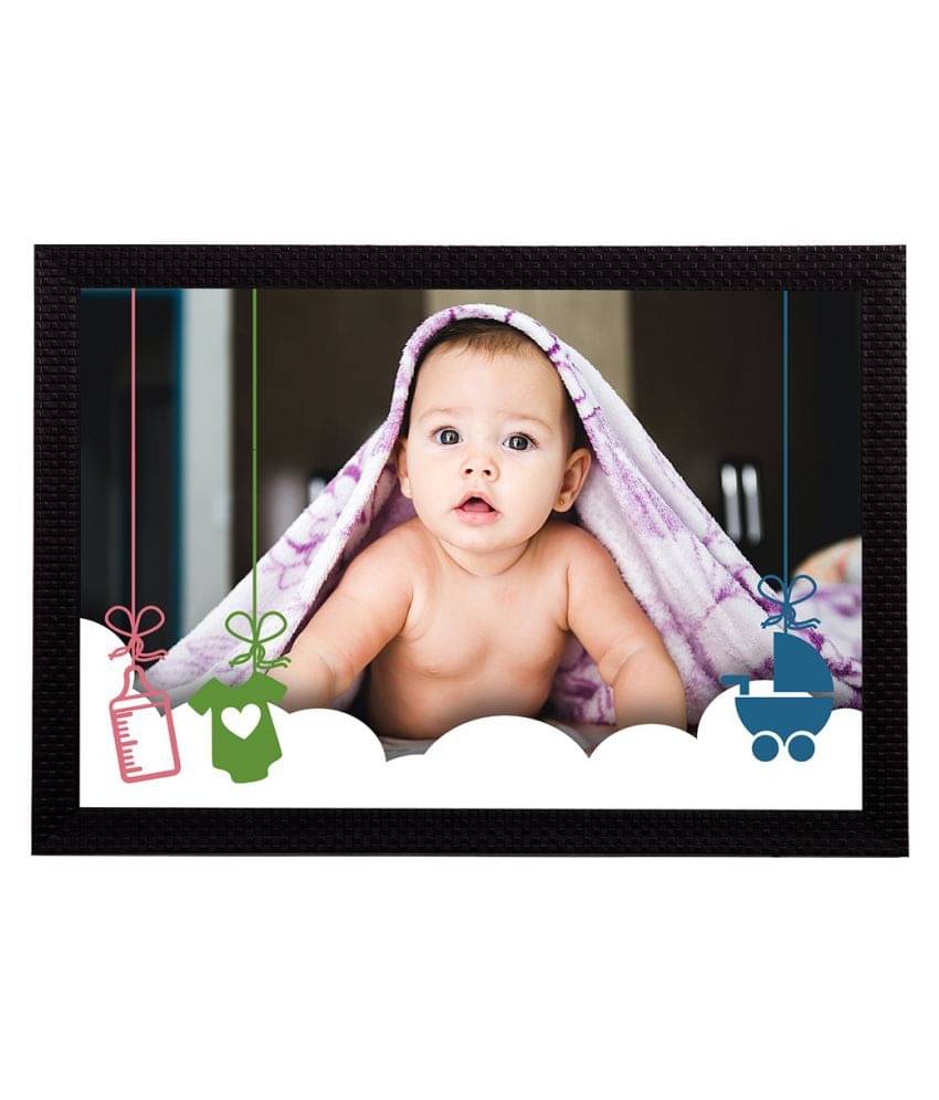     			eCraftIndia Cute Baby Satin Matt Texture UV Art Painting