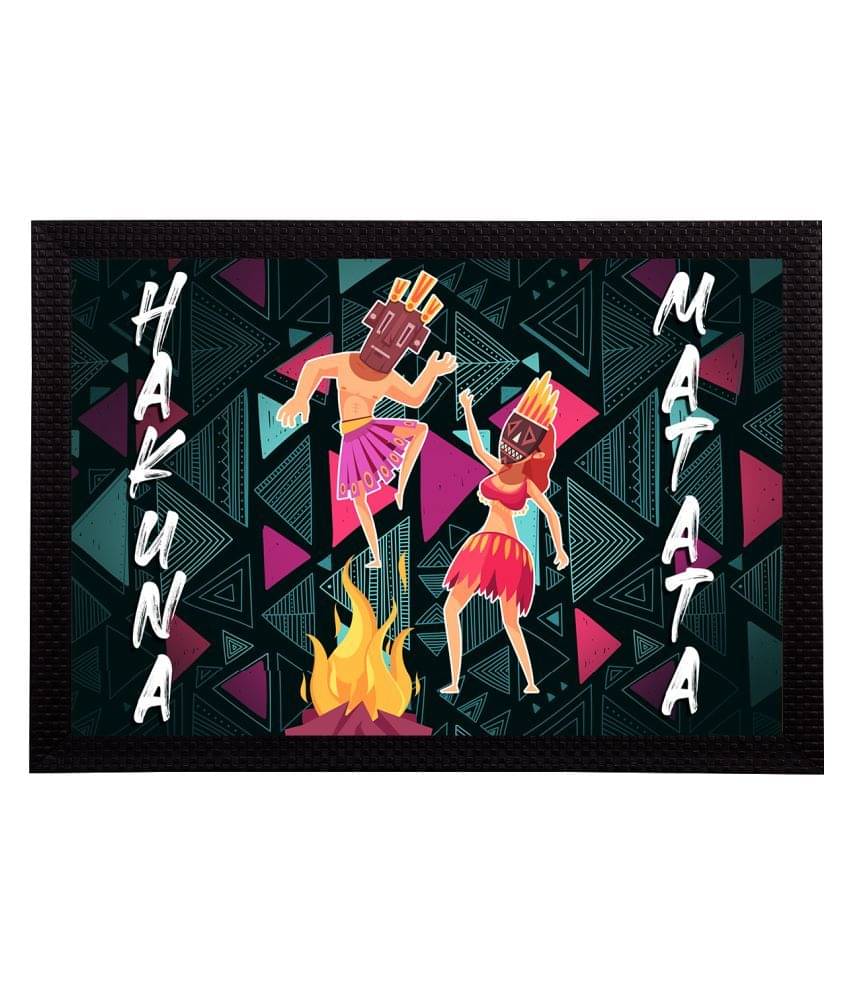 eCraftIndia Pink & Blue Tribal Theme Satin Matt Texture UV Art Painting eCraftIndia Pink & Blue Tribal Theme Satin Matt Texture UV Art Painting