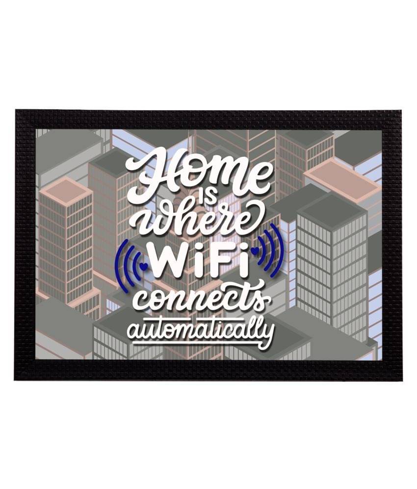 eCraftIndia Brown & Grey Quote Satin Matt Textured UV Art Painting eCraftIndia Brown & Grey Quote Satin Matt Textured UV Art Painting