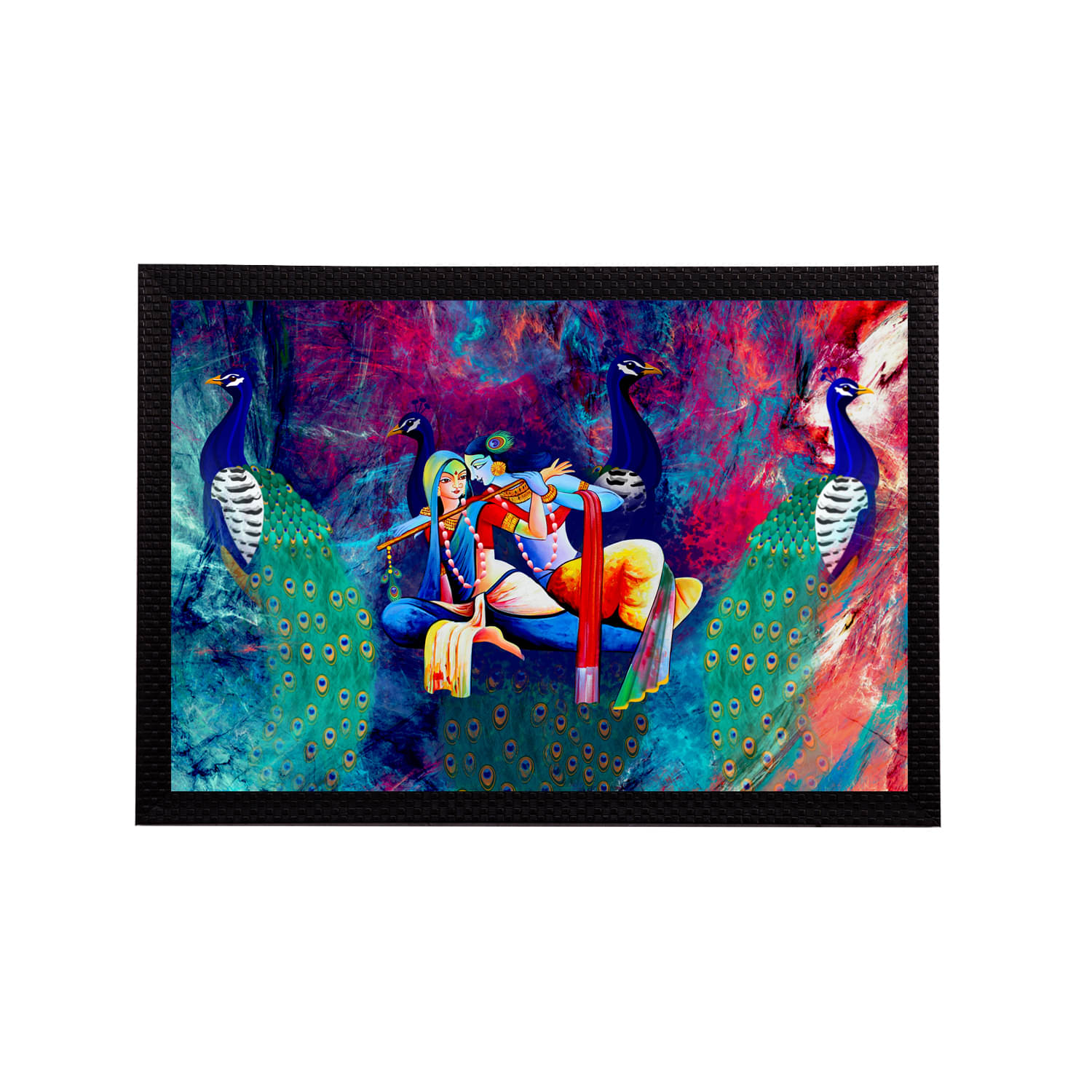 eCraftIndia Lord Krishna Satin Matt Texture UV Art Painting eCraftIndia Lord Krishna Satin Matt Texture UV Art Painting
