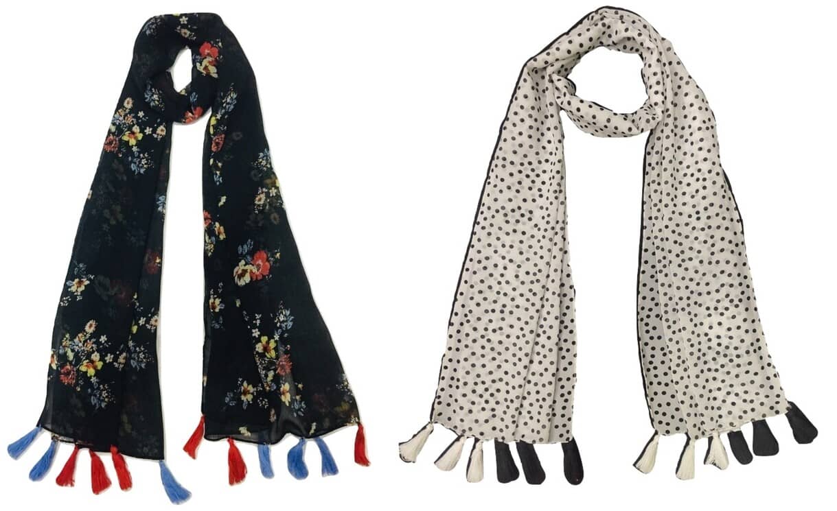 stolevilla Multi Printed Poly Cotton Yarn Stoles - Dupattas & Shawls | Buy online on ZillyBuy