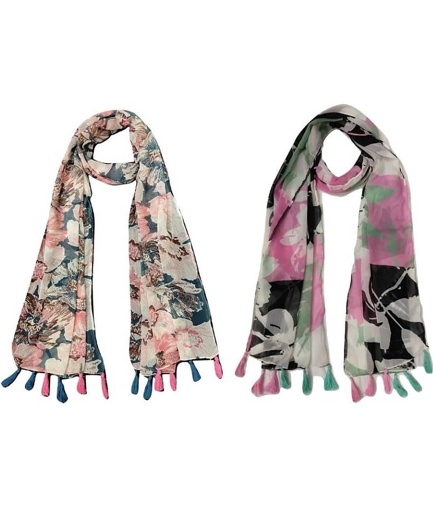 stolevilla Multi Printed Poly Cotton Yarn Stoles - Dupattas & Shawls | Buy online on ZillyBuy