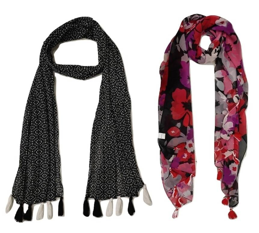     			stolevilla Multi Printed Poly Cotton Yarn Stoles