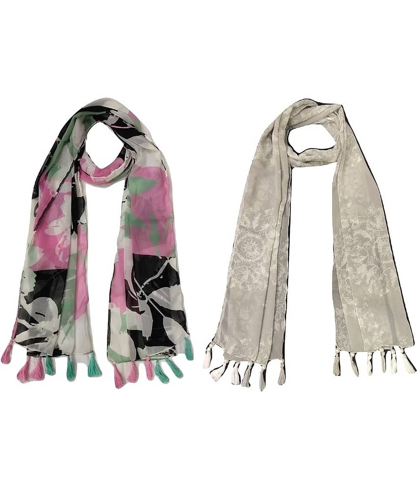 stolevilla Multi Printed Poly Cotton Yarn Stoles - Dupattas & Shawls | Buy online on ZillyBuy