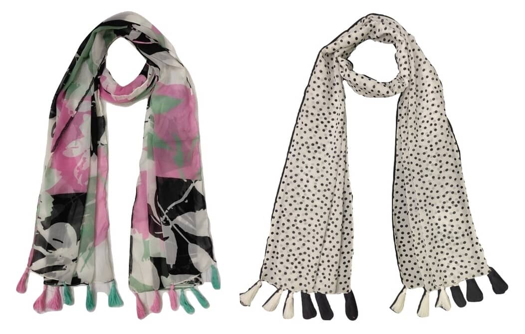 stolevilla Multi Printed Poly Cotton Yarn Stoles - Dupattas & Shawls | Buy online on ZillyBuy