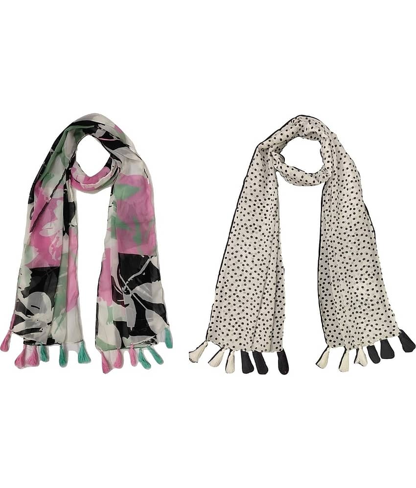 stolevilla Multi Printed Poly Cotton Yarn Stoles - Dupattas & Shawls | Buy online on ZillyBuy