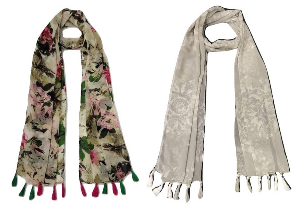 stolevilla Multi Printed Poly Cotton Yarn Stoles - Dupattas & Shawls | Buy online on ZillyBuy