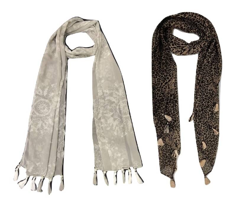     			stolevilla Multi Printed Poly Cotton Yarn Stoles