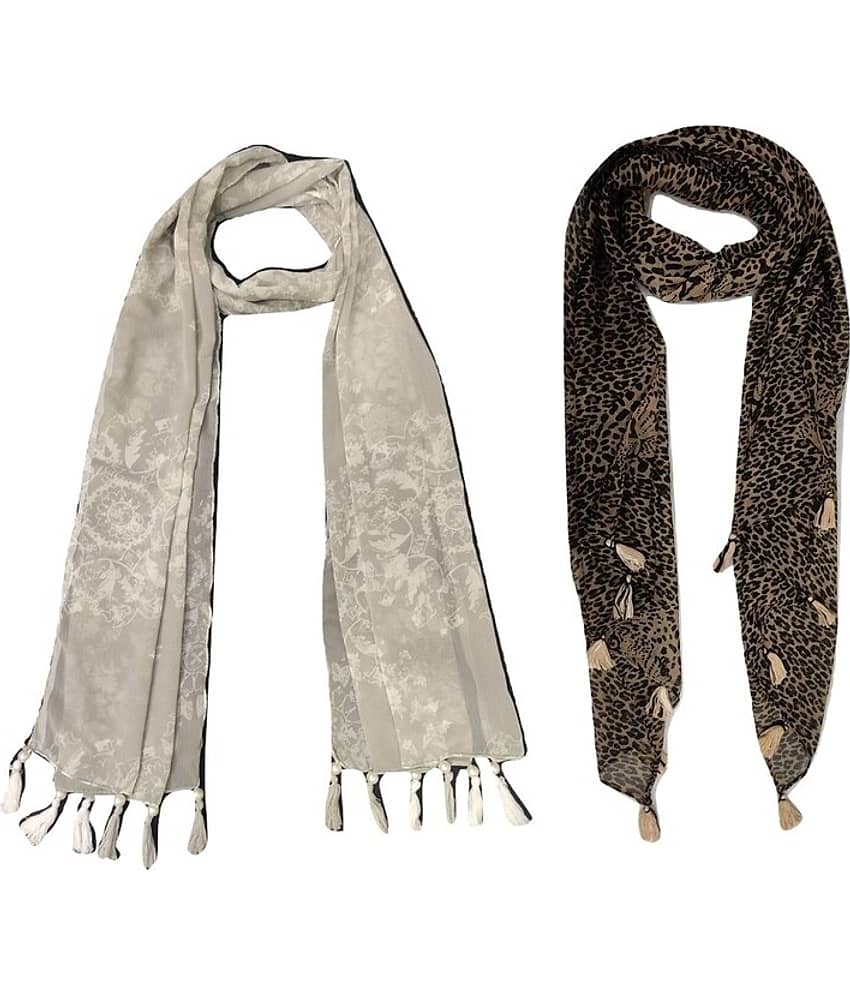 stolevilla Multi Printed Poly Cotton Yarn Stoles - Dupattas & Shawls | Buy online on ZillyBuy