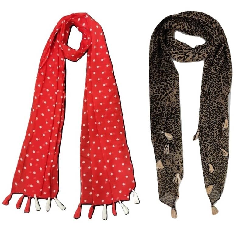 stolevilla Multi Printed Poly Cotton Yarn Stoles - Dupattas & Shawls | Buy online on ZillyBuy