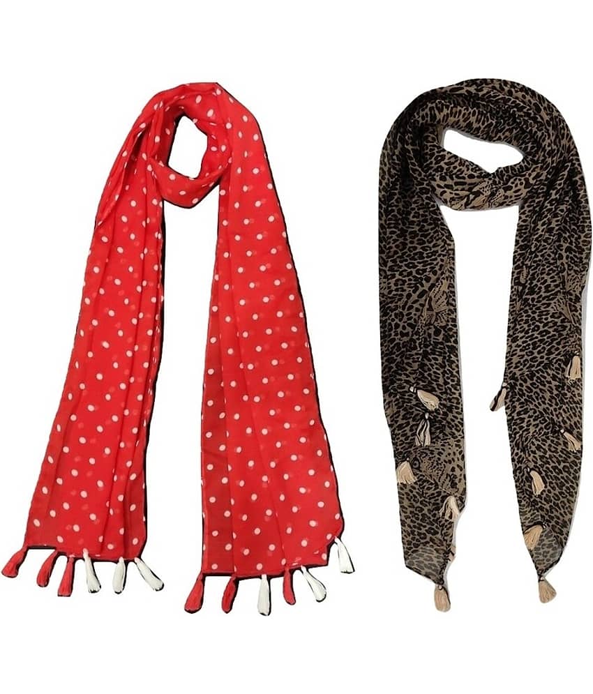 stolevilla Multi Printed Poly Cotton Yarn Stoles - Dupattas & Shawls | Buy online on ZillyBuy
