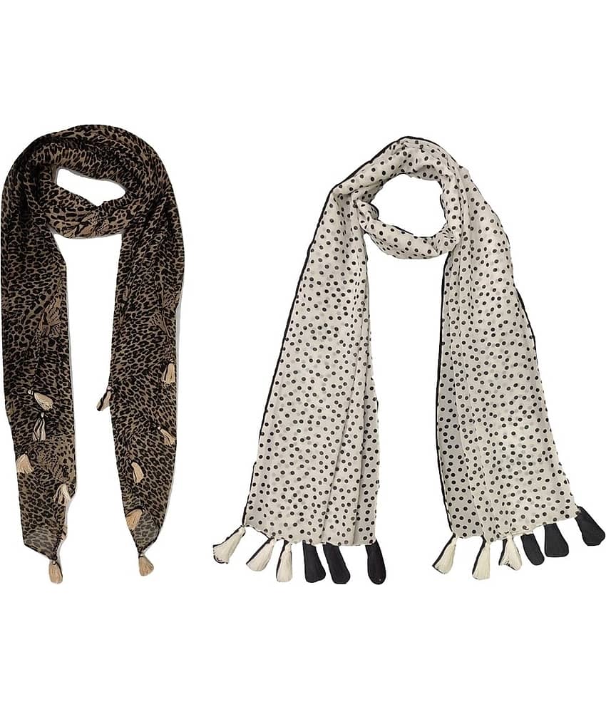 stolevilla Multi Printed Poly Cotton Yarn Stoles - Dupattas & Shawls | Buy online on ZillyBuy