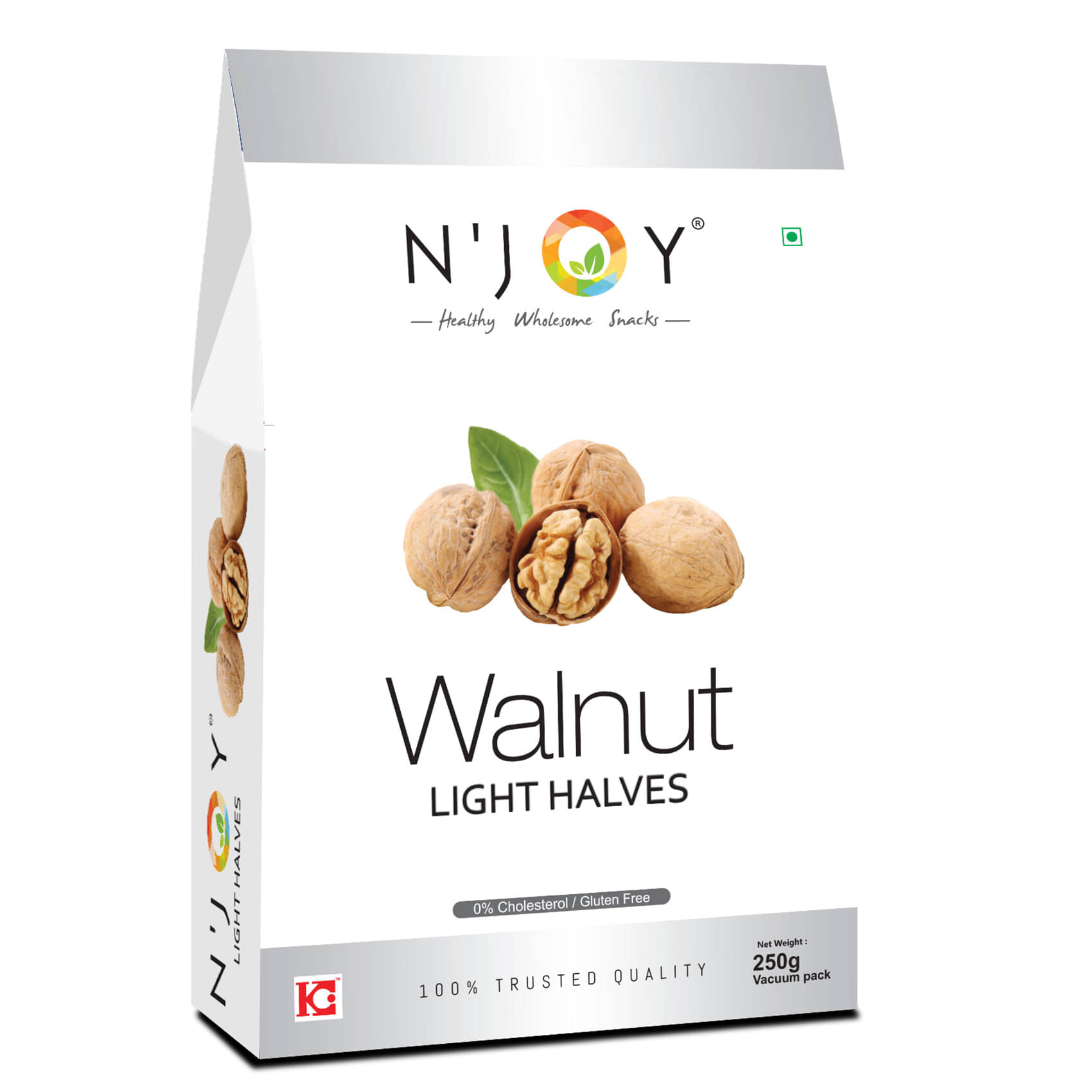 N'Joy Walnuts Kernels Light Halves (Without Shell) 250g N'Joy Walnuts Kernels Light Halves (Without Shell) 250g