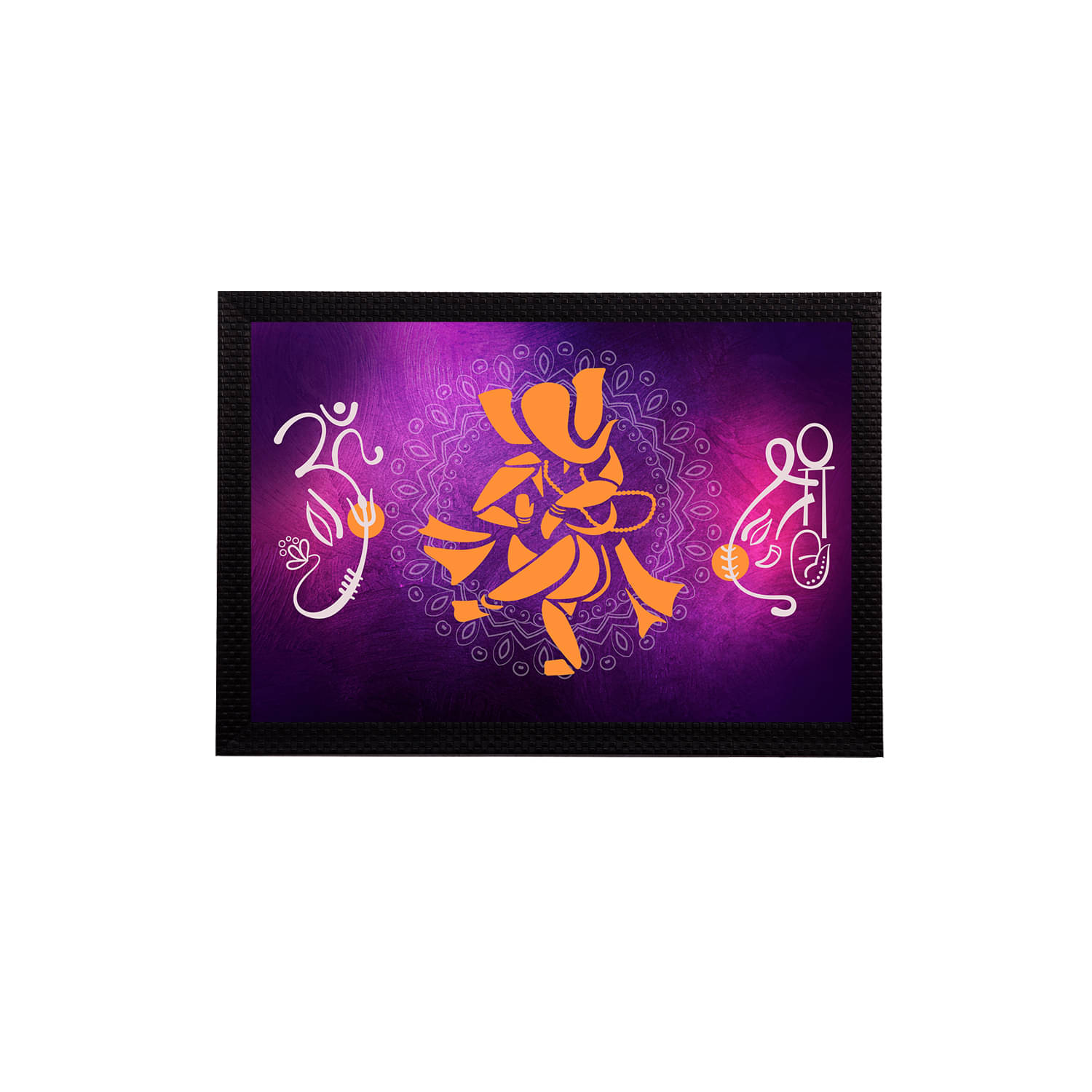 eCraftIndia Lord Ganesha Satin Matt Texture UV Art Painting eCraftIndia Lord Ganesha Satin Matt Texture UV Art Painting