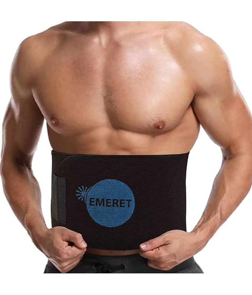 Emeret Premium Waist Trimmer Belt for Men & Women Swea.t Sauna for Faster Water Loss Workout Slimming Body Shaper Sauna Exercise - Sports and Fitness Equipment | Buy online on ZillyBuy